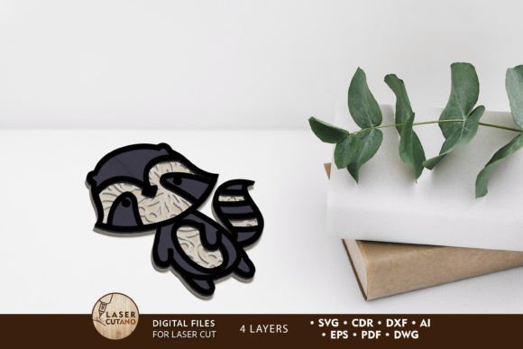 Crafting Charm with Raccoon Laser Templates