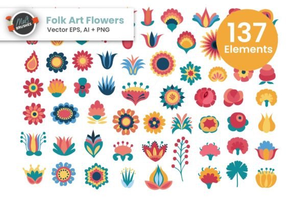 Folk Art Flowers: Revitalizing Design with Handcrafted Whimsy