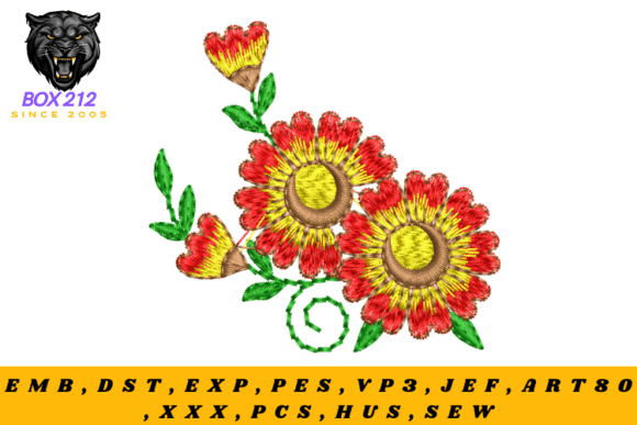 Gorgeous Flowers Embroidery Design Guide