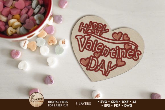 Happy Valentine's Day Decorative Template Guide