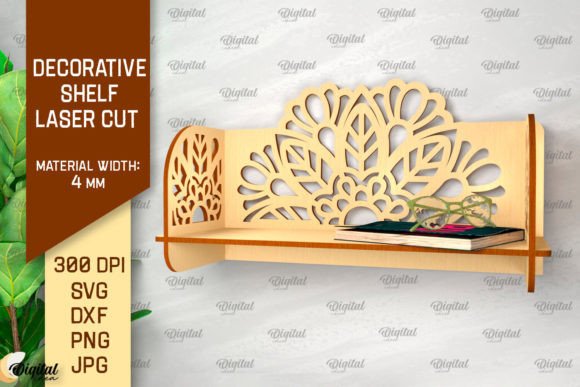 Integrating the Decorative Flower Wall Shelf Laser Cut into Your Creative Workflow