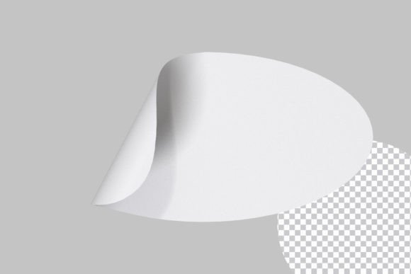 Mastering the White Round Sticker Badge 3D PNG