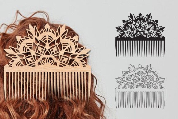Mastering Your Craft with Decorative Side Hair Combs Laser Cut SVG Files