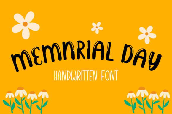 Memorial Day: A Handwritten Font for Creative Projects