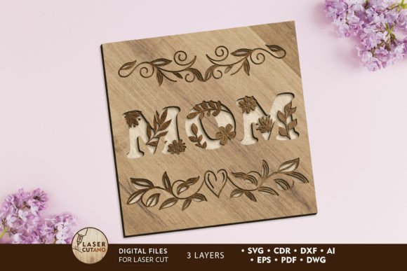 Mother's Day Decorative Panel Cut File Guide