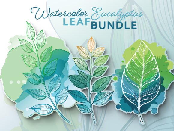 Strategic Design Decisions: Leveraging the Watercolor Eucalyptus Leaf Bundle for Brand Consistency