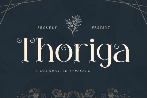 Thoriga: A Whimsical Font for Bold Designs