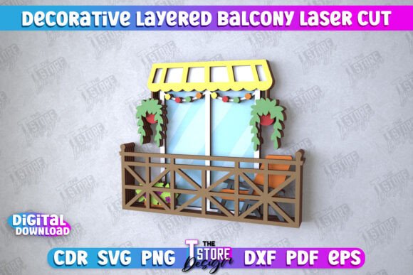 Transforming Small Spaces with Decorative Layered Balcony Wall Décor