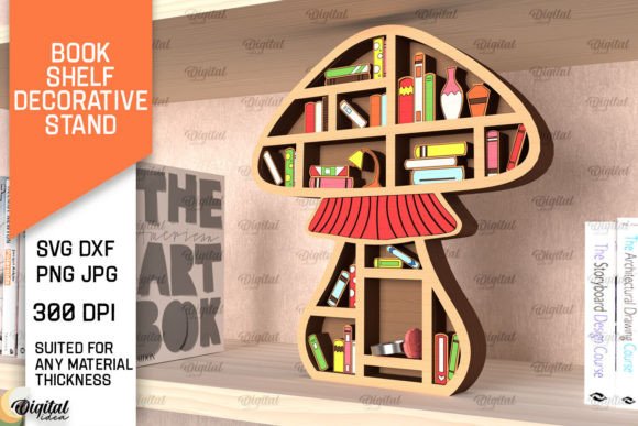 Transforming Spaces with a Custom Book Shelf Decorative Stand Laser Cut Design