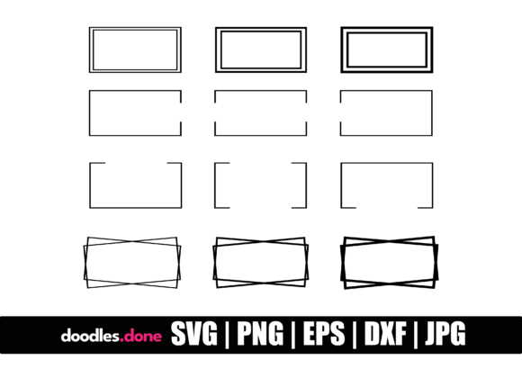 Unlock Creative Potential with the Rectangle SVG Bundle