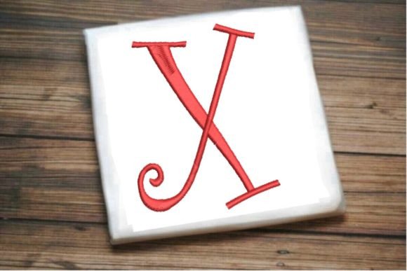 Unlocking Elegance: The Versatility of the Beautiful Capital X Letter Monogram in Modern Embroidery