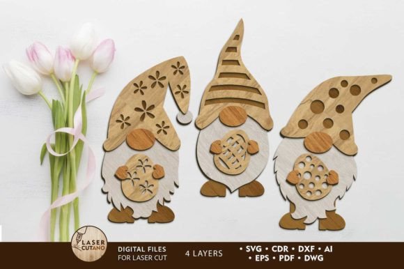 Unlocking Spring Creativity with the Easter Gnomes Bundle Decorative Template