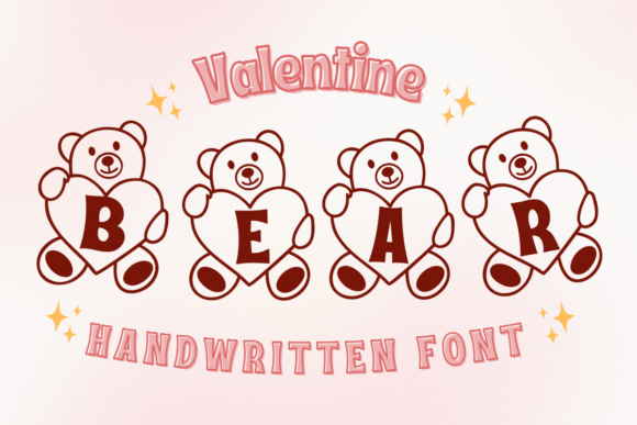 Valentine Bear: A Playful Font for Loving Designs