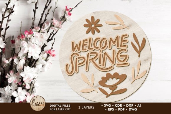 Welcome Spring: A Multilayer Decorative Panel for Makers